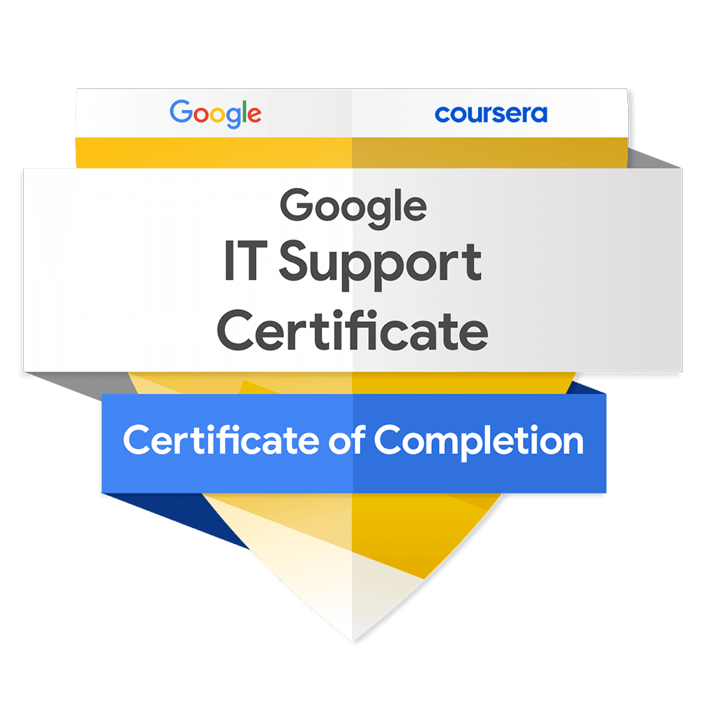 Google IT Support Certified