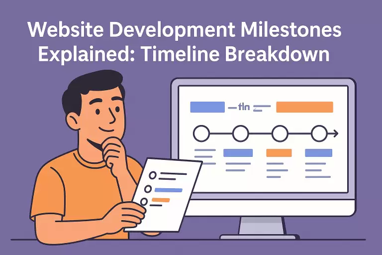 Website development Milestones Explained: Timeline Breakdown